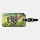 Leopard Big Cat Adventure Bagagelabel (Voorkant horizontaal)