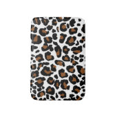 Leopard Big Cat Bont Patroon Print Badmat (Voorkant Verticaal)