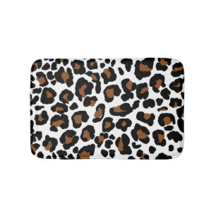 Leopard Big Cat Bont Patroon Print Badmat