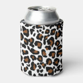 Leopard Big Cat Bont Patroon Print Blikjeskoeler (Blikje Voorkant)