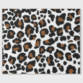 Leopard Big Cat Bont Patroon Print Cadeaupapier (Vlak)
