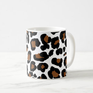Leopard Big Cat Bont Patroon Print Koffiemok