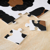 Leopard Big Cat Bont Patroon Print Legpuzzel (Zijkant)