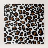 Leopard Big Cat Bont Patroon Print Legpuzzel (Horizontaal)