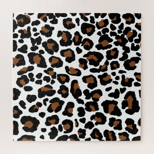 Leopard Big Cat Bont Patroon Print Legpuzzel (Horizontaal)