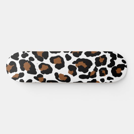 Leopard Big Cat Bont Patroon Print Persoonlijk Skateboard (Horizontaal)