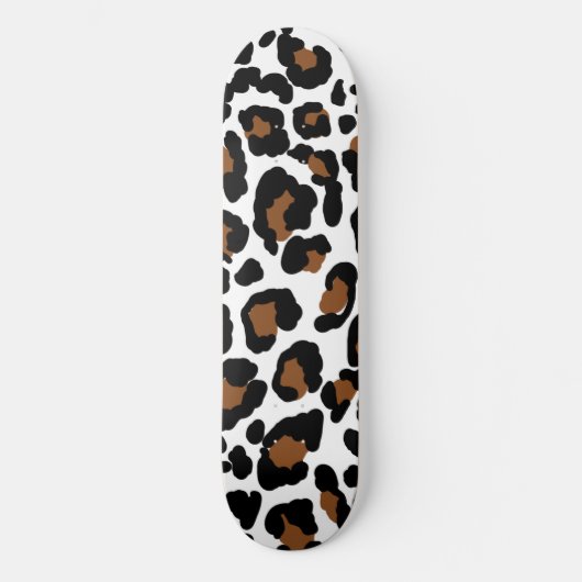 Leopard Big Cat Bont Patroon Print Persoonlijk Skateboard (Voorkant)