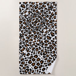 Leopard Big Cat Bont Patroon Print Strandlaken