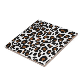 Leopard Big Cat Bont Patroon Print Tegeltje