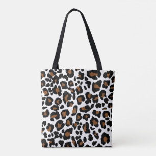 Leopard Big Cat Bont Patroon Print Tote Bag