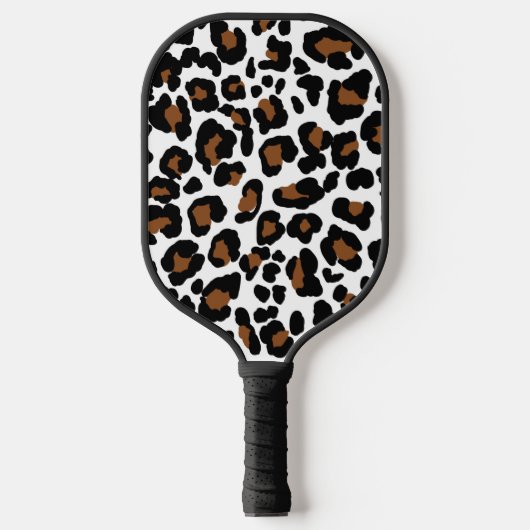 Leopard Big Cat Fur Pattern Pickleball Paddle (Voorkant)