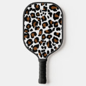 Leopard Big Cat Fur Pattern Pickleball Paddle (Achterkant)