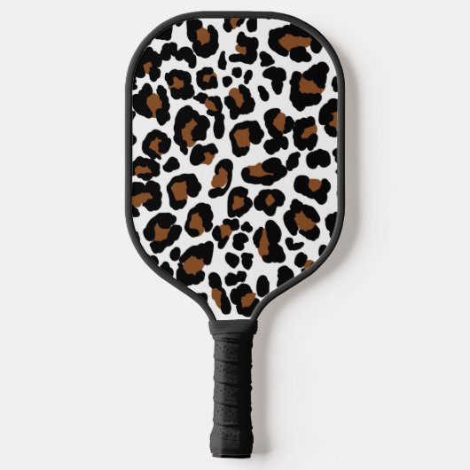 Leopard Big Cat Fur Pattern Pickleball Paddle (Achterkant)