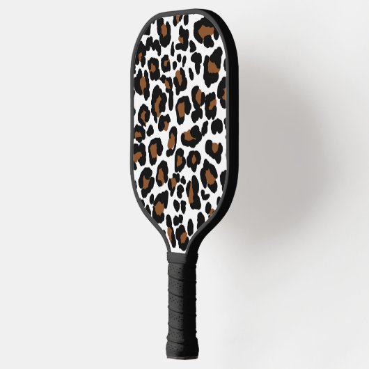 Leopard Big Cat Fur Pattern Pickleball Paddle (Links)