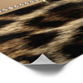 Leopard Birthday Party Banners Poster (Hoek)