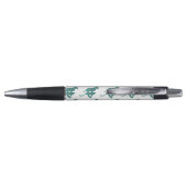 Leopard Black en Blauwgroen afdrukken Pen (Achterkant)