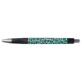 Leopard Black en Blauwgroen afdrukken Pen (Voorkant)