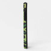 Leopard Black en Green Print Case-Mate iPhone Case (Achterkant/links)