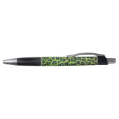 Leopard Black en Green Print Pen (Bovenkant)