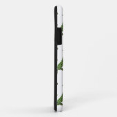 Leopard Black en Green Silhouette Case-Mate iPhone Case (Achterkant/rechts)