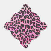 Leopard Black en Hot Pink Print Bedankdoosjes (Uitgevouwen)