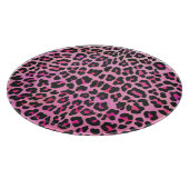 Leopard Black en Hot Pink Print Snijplank (Hoek)