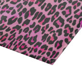 Leopard Black en Hot Pink Print Snijplank (Hoek)