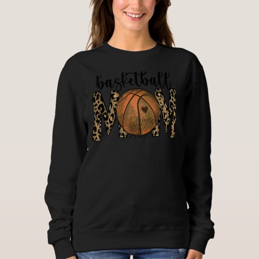 Leopard Bleaching Basketball Mam Game Day Trui (Voorkant)