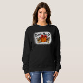 Leopard Bleaching Basketball Mam Game Day Trui (Voorkant volledig)