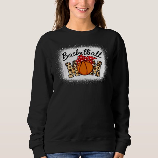 Leopard Bleaching Basketball Mam Game Day Trui (Voorkant)
