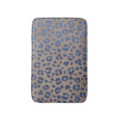 Leopard Blue Pattern Badmat (Voorkant Verticaal)