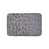 Leopard Blue Pattern Badmat (Voorkant)