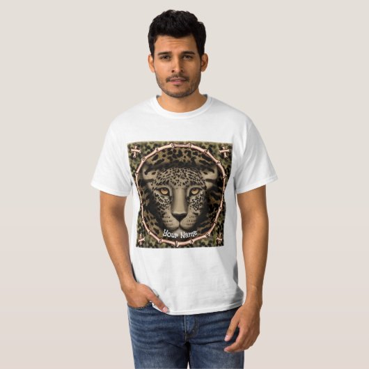 Leopard Bones  T-shirt (Voorkant volledig)