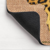 Leopard bontkaart van de Africa Wildlife Series Muismat (Hoek)