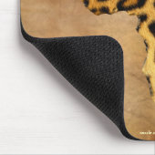 Leopard bontkaart van de Africa Wildlife Series Muismat (Hoek)