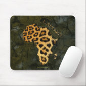 Leopard bontkaart van de Africa Wildlife Series Muismat (Met muis)