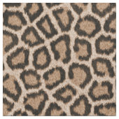 Leopard bontpatroon bruine stof (Close Up)