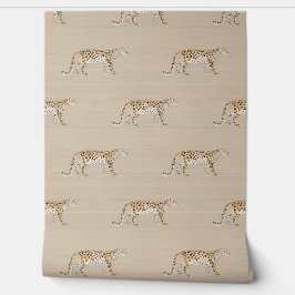 Leopard Botanische Natuur Waterverf Behang