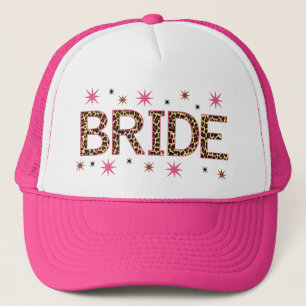 Leopard Bride Trucker Pet