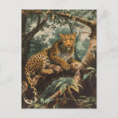 Leopard  briefkaart (Voorkant)