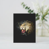 Leopard Briefkaart (Staand voorkant)