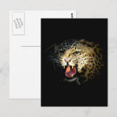 Leopard Briefkaart (Voorkant / Achterkant)