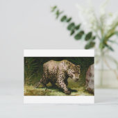 Leopard Briefkaart (Staand voorkant)