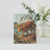 Leopard  briefkaart (Staand voorkant)