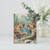 Leopard  briefkaart (Staand voorkant)