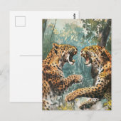 Leopard  briefkaart (Voorkant / Achterkant)