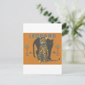 Leopard  briefkaart (Staand voorkant)