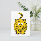 Leopard Briefkaart (Staand voorkant)
