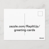 Leopard Briefkaart (Achterkant)