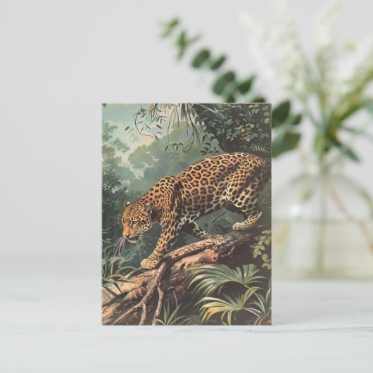 Leopard  briefkaart (Staand voorkant)